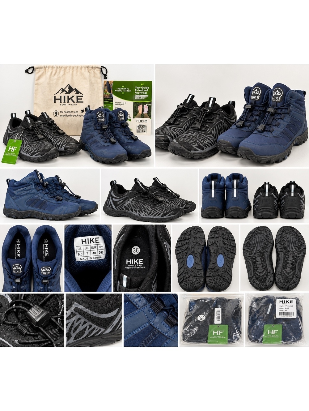 HIKE Black Water Shoes